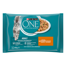Kassisööt One Adult kanaga 4x85g
