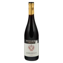 Raud.saus.vynas RICOSSA BARBARES.,14%,0,75l