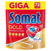 Nõudepesumasina tabletid Somat Gold 72tk