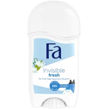Pieštukinis dezodor. Fa Invisible Fresh 50ml