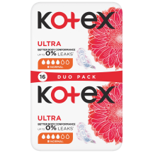Higieniniai paket. KOTEX ULTRA NORMAL, 16 vnt