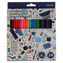 Värvipliiatsid 24tk AW22
