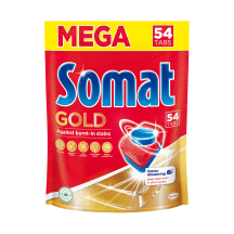 Trauku mašīnas tabletes Somat Gold 54gab