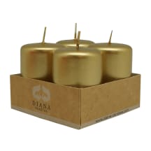 Advento žvakių rink., 4 vnt., auksinė, AW22