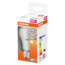 LED spuldze Osram cla75 10w/827 e27