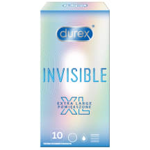 DUREX prezervatīvi Invisible XL N10
