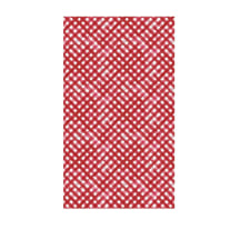 Galdauts DS 138x220cm Red Check