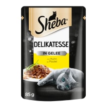 Kaķu maltīte ar vistu mērcē SHEBA,85g