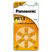 Kuuldeaparaadi patarei Panasonic PR13L 6tk