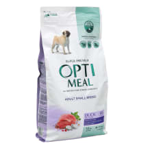Saus. šunų ėdalas su antiena OPTIMEAL, 1,5 kg