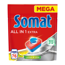 Nõudepesu tabletid Somat all in 1 extra 76tk