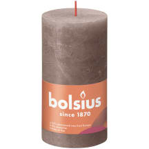 Cilindrinė žvakė BOLSIUS TAUPE, 130/68 mm