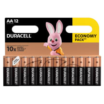 Baterijos DURACELL AA, LR6, 12 vnt. SS24