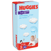 Autiņbiksītes zēnu Huggies Jumbo 3 44gb.