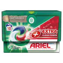 Geelkapslid Ariel Extra Clean 10tk