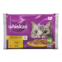 Kaķu konservi Whiskas mājputnu 4x85g