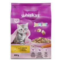 Kassisööt kuiv Whiskas Junior kana 800g