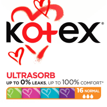 Tampoonid Kotex UltraSorb Normal 16tk