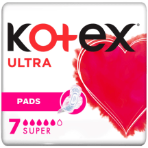 Hig.pak. Kotex Ultra Super (Single) 7gb