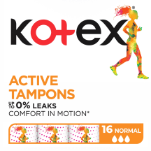 Tampoonid Kotex Active Normal 16tk
