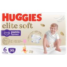 Püksmähkmed Huggies Elite Soft 6 15-25kg 30tk