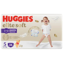 Biksītes Huggies Elite Soft S5 12-17kg 34gab