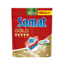 Indaplovių tabletės SOMAT GOLD, 60 vnt.