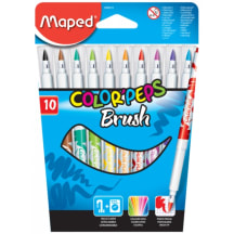 Flomasteri Maped ColorPeps Brush 10gab.