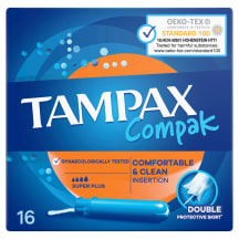 Tamp. TAMPAX COMPAK SUPER PLUS, 16 vnt.