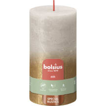 Žvakė BOLSIUS, 13 x 7 cm, pilka