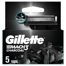 Skūš.kas. Gillette Mach3 Charcoal 5gab