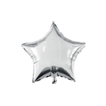 Folinis balionas „Star“ 46cm sidabro