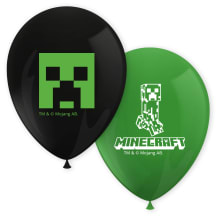 Latekso balionai „Minecraft“ 8vnt