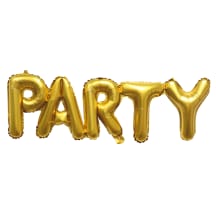 Folinis balionas „Party“ aukso