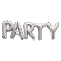 Folinis balionas „Party“ sidrabo
