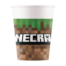 Pop. puodeliai „Minecraft“ 200ml 8vnt
