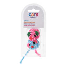 Žaislinės pelytės katėms, 2 vnt, SS24