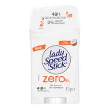 Deodorant Lady Speed Stick Zero Fresh kookospähkel 40g
