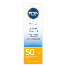 Päikesekaitsekreem Nivea Sun UV Face Shine Control näole normaalsele ja kombineeritud nahale SPF50, kõrge kaitse 50ml