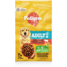 Kuivtoit Adult veise ja köögiviljadega Pedigree 7kg