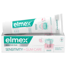 Hambapasta tundlikele hammastele ja igemetele Elmex Sensitive Plus tundlikkusevastane närimiskumm 75ml