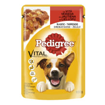 Kons. suņiem Pedigree gaļas 100g