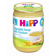 Dārzeņu zupa ar vistas gaļu HIPP,190g