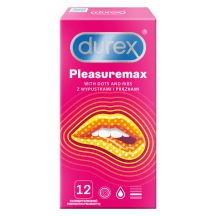 Prezervatyvai DUREX PLEASUREMAX, 12 vnt.
