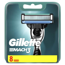 Skūšanās kasetes Gillette Mach3 8 gab.