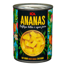 Ananassitükid mahlas ICA 567g