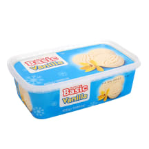 Jäätis vanillimaits. Rimi basic 1l/450g