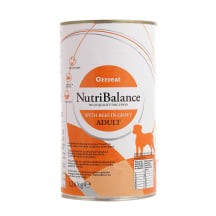 Suņu konservi NutriBalance liellopa 1,24kg