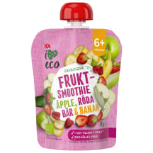 Püree I Love Eco õun-banaan-maasikas 90g
