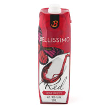 Sarkanvīns Bellissimo pussaldais 10,5% 1l